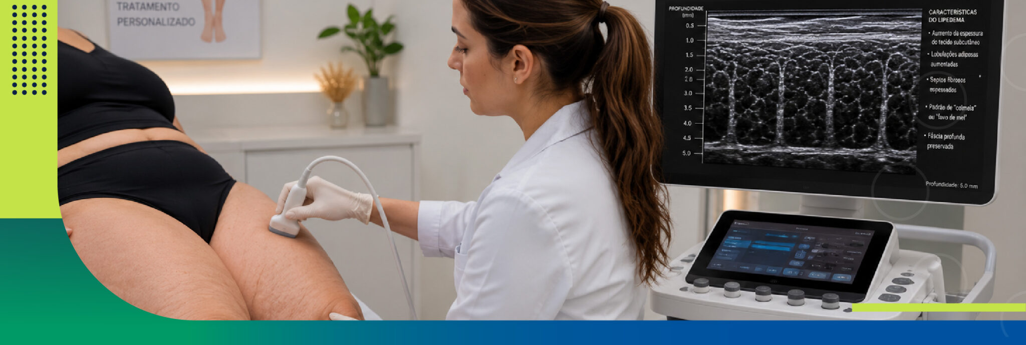 Ultrassom dermatológico no lipedema: o que é, para que serve e quando fazer